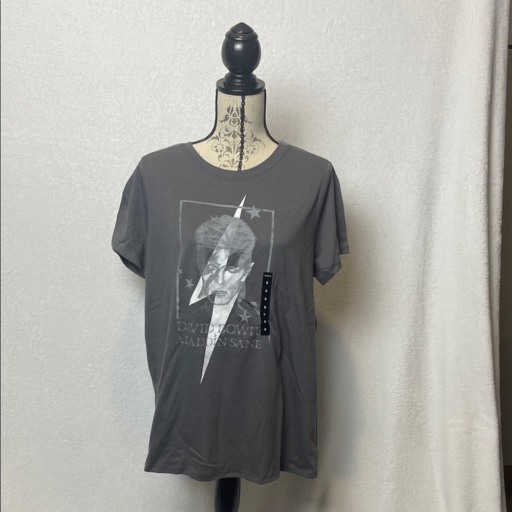Torrid Charcoal David Bowie Graphic Tee